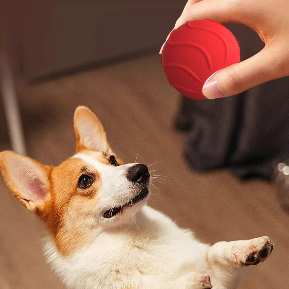 Automatic Bouncing Ball Obstacle Avoidance Kittens Jumping Ball USB Rechargeable Smart Pet Toy Ball Electric Pet Supplies