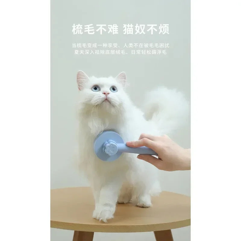 Dogs Cats Brush for Shedding Long Short Hair Self Cleaning Pet Slicker Brush Cat Grooming Massage Brushes Dog Grooming Comb