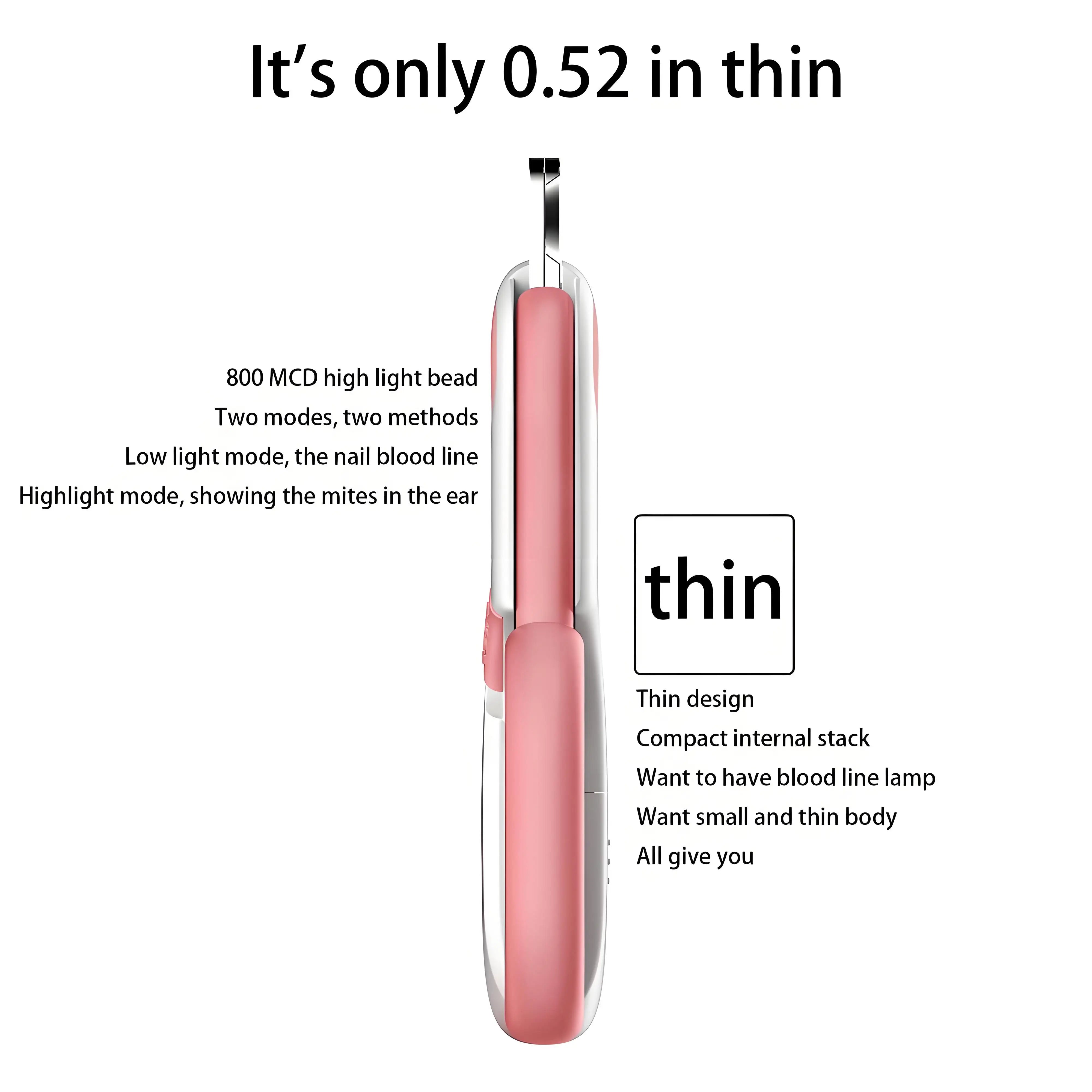 LED Pet Nail Clippers with Safety Guard, Professional Trimmer for Cats & Small Dogs - Precise Grooming Tool (Pink)