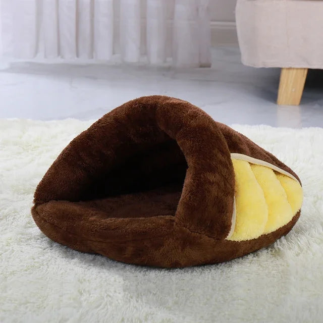 Warm Cat Bed Pet Puppy Cat House Winter Dog Cat Cushion Mat Indoor Basket Cave Kennel Nest Cats Products For Pets Cama de Gato