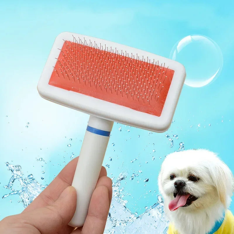 Pet Dog Cat Pin Comb Removes Hairs Brush Remover Supplies for Animal Chiens Dogs Cats Hairbush Grooming and Care Scratching Too