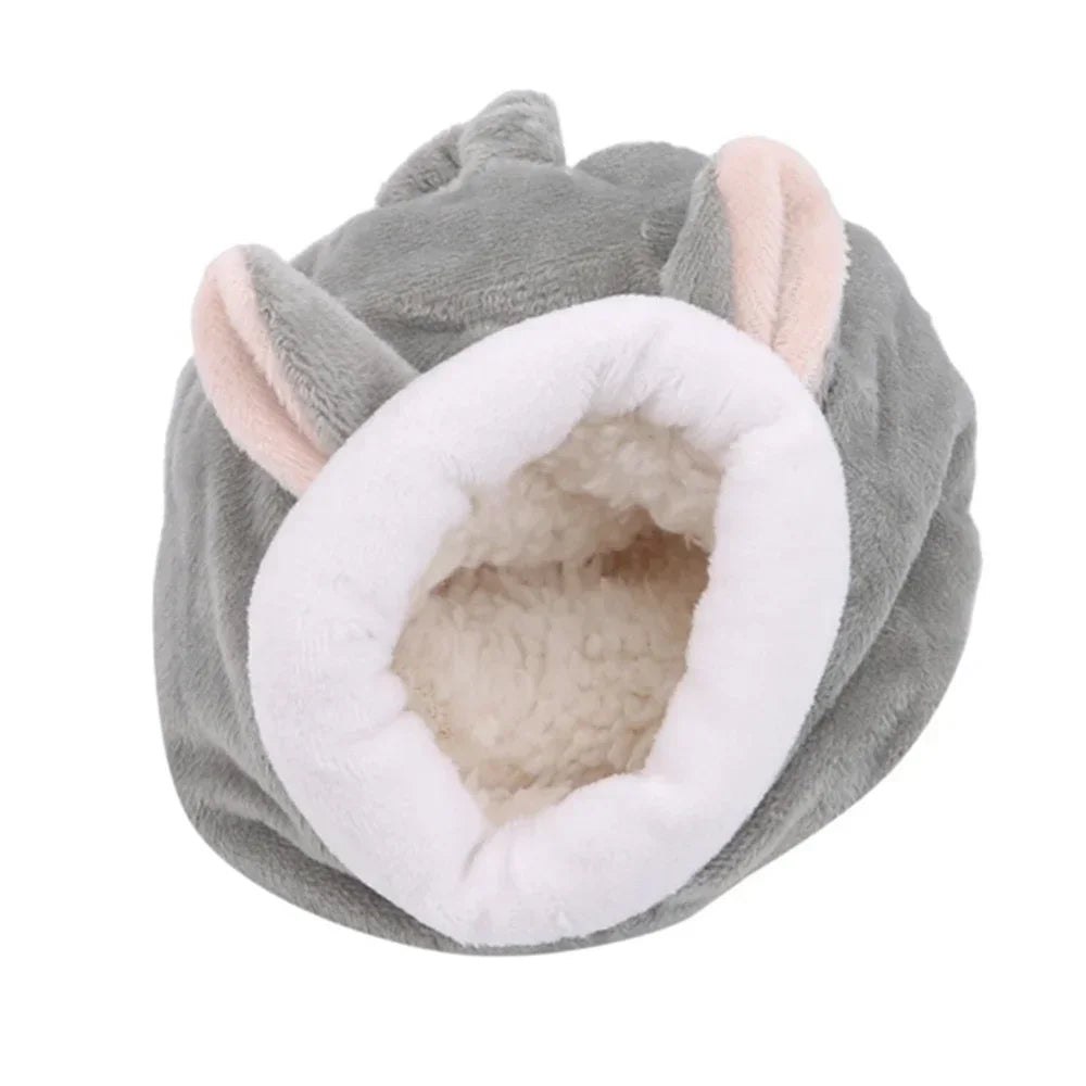 Pet Bed Cotton Warm Mouse Rodent House Kitten Puppy Mats Soft Small Animal Cage Accessories Lounger Cushion Cat House Tent House