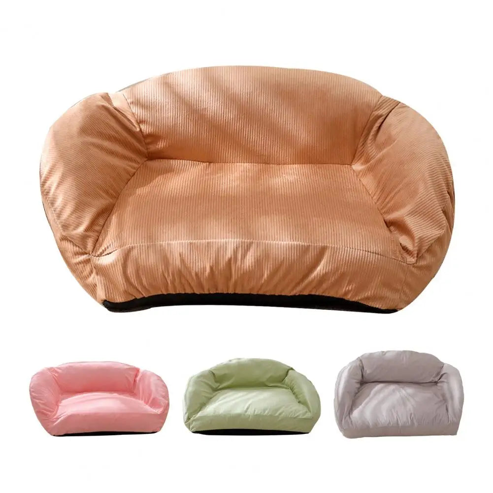 Season Pet Bed Pet Sofa Bed with Removable Washable Cover for Cats Small Dogs Seasons Pet Couch with Anti-slip Bottom Widen
