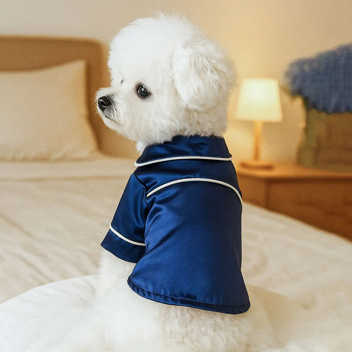 Silk Pet Pajamas - Luxuriously Comfortable Home Clothes for Small Dogs & Cats