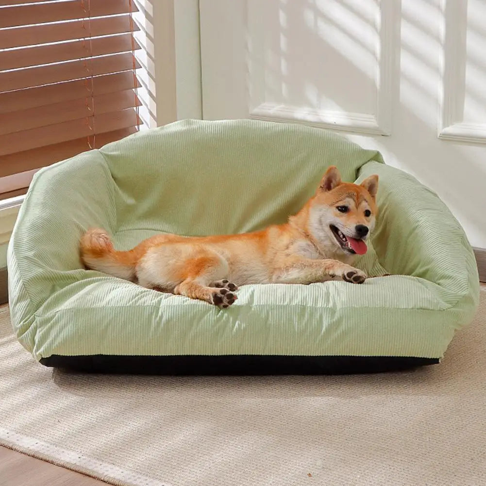 Season Pet Bed Pet Sofa Bed with Removable Washable Cover for Cats Small Dogs Seasons Pet Couch with Anti-slip Bottom Widen