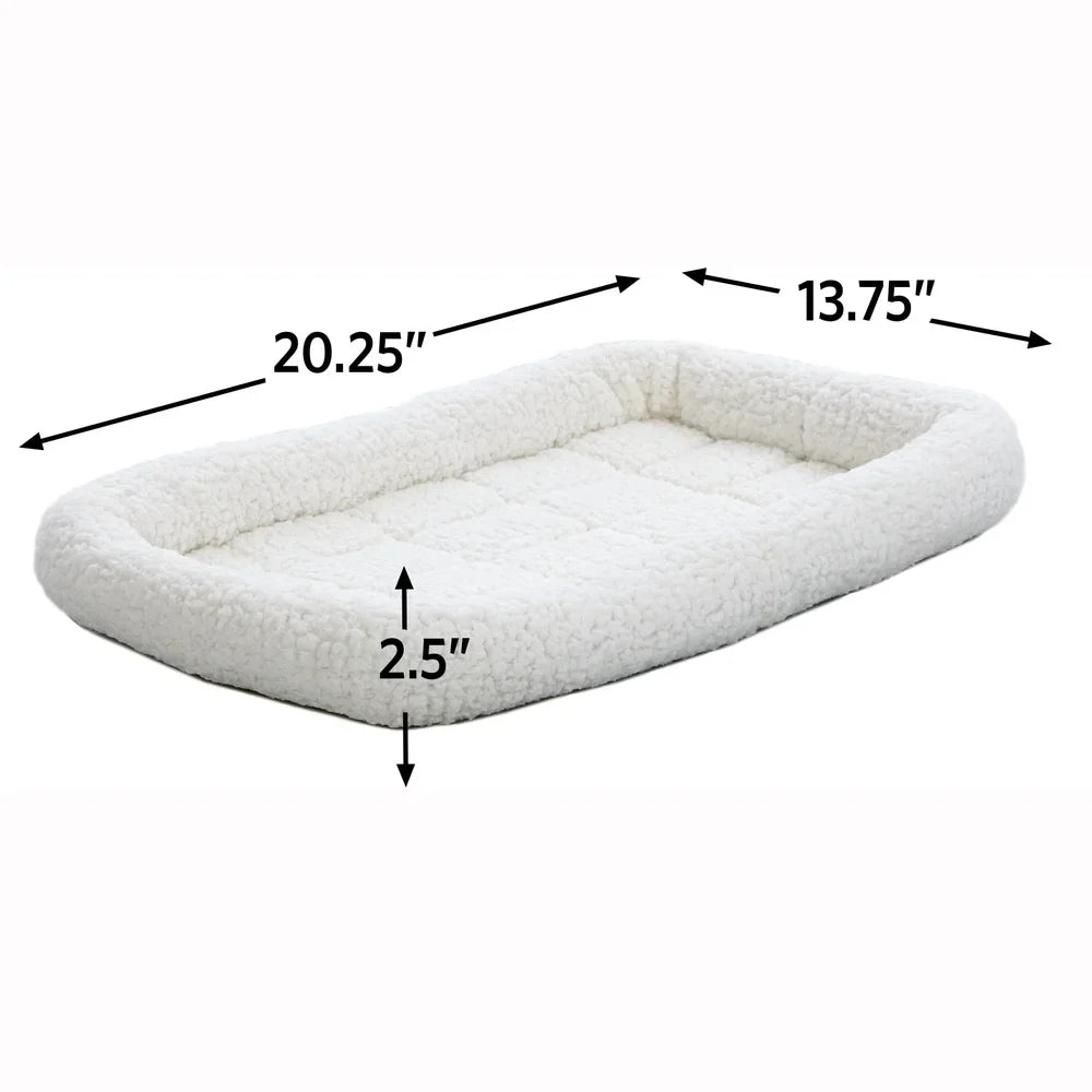 Durable Pet Bed 24 Inch Plastic Carriers Easy Clean Soft Sleeping Pad Small Dogs and Cats