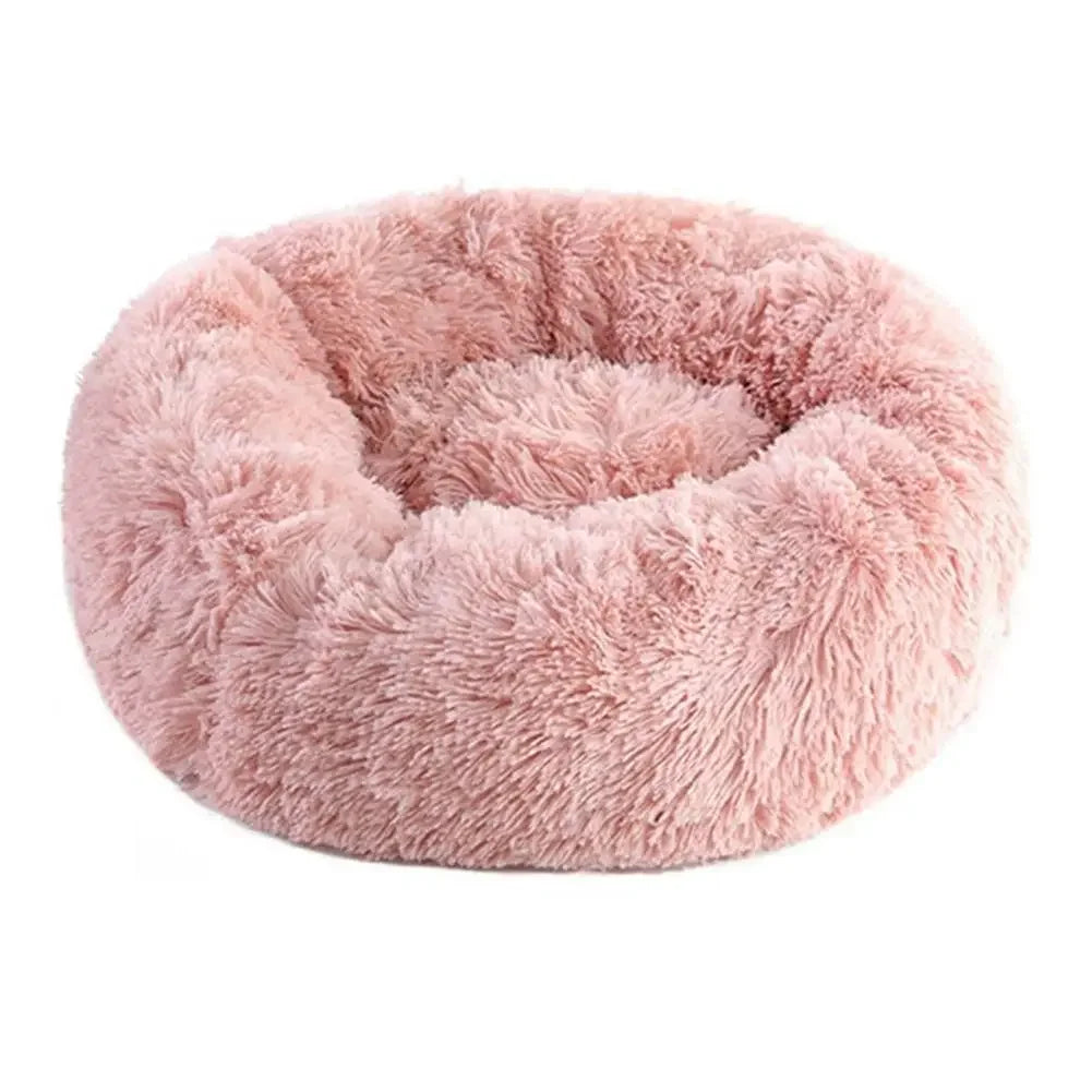 Home Plush Pet Nest Winter Cat Nest Dog Nest Warm Detachable and Washable Round Cat Nest Pet Bed Seasonal Universal Decoration