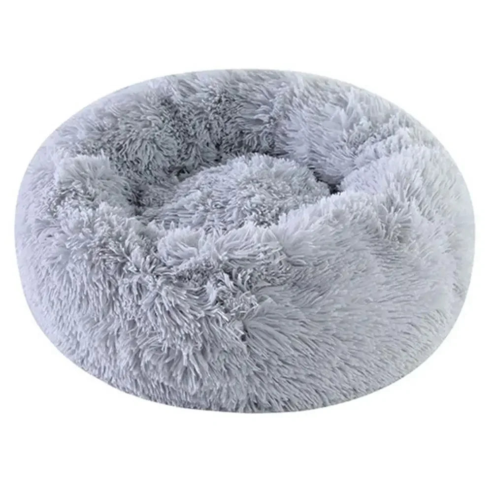 Home Plush Pet Nest Winter Cat Nest Dog Nest Warm Detachable and Washable Round Cat Nest Pet Bed Seasonal Universal Decoration
