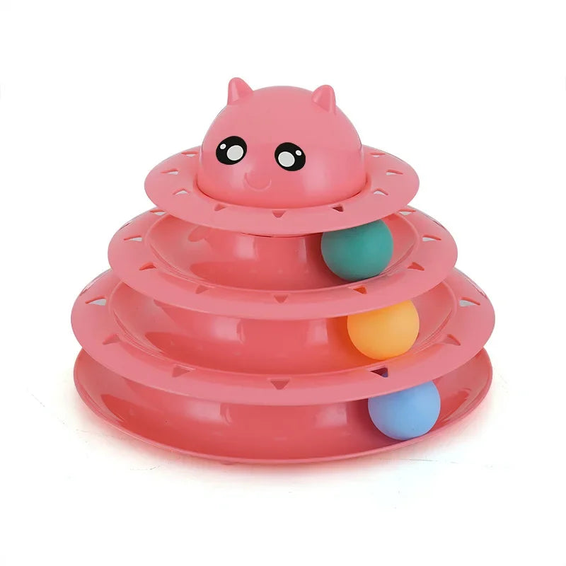 Interactive Toy For Cats Pet Products Paw Toy Katten Speelgoed Tower Cat Accessories Smart Pets Toy Jouet Pour Chat Supplies